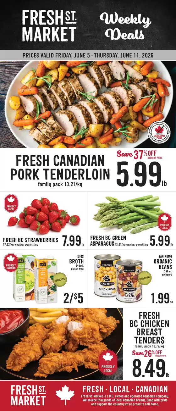 Fresh St Market catalogue | Weekly deals  | 2026-06-05T00:00:00.000Z - 2026-06-11T00:00:00.000Z