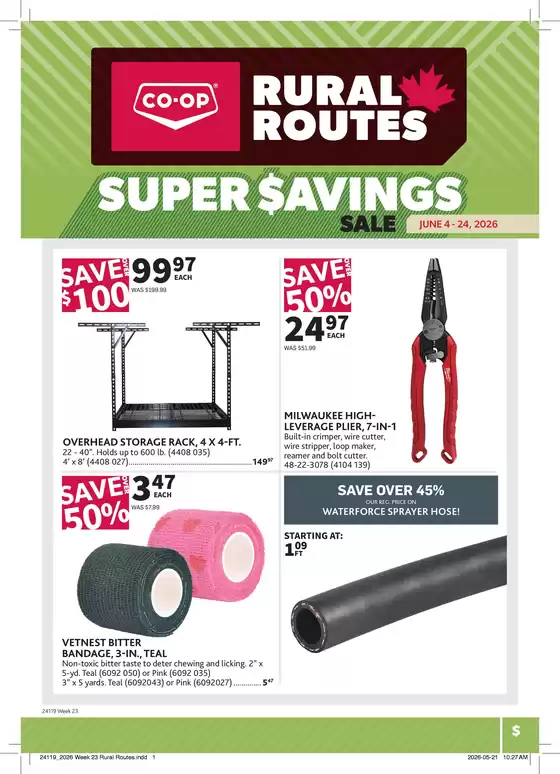 Co-op Agro catalogue | SUPER SAVINGS | 2026-06-04T00:00:00.000Z - 2026-06-24T00:00:00.000Z