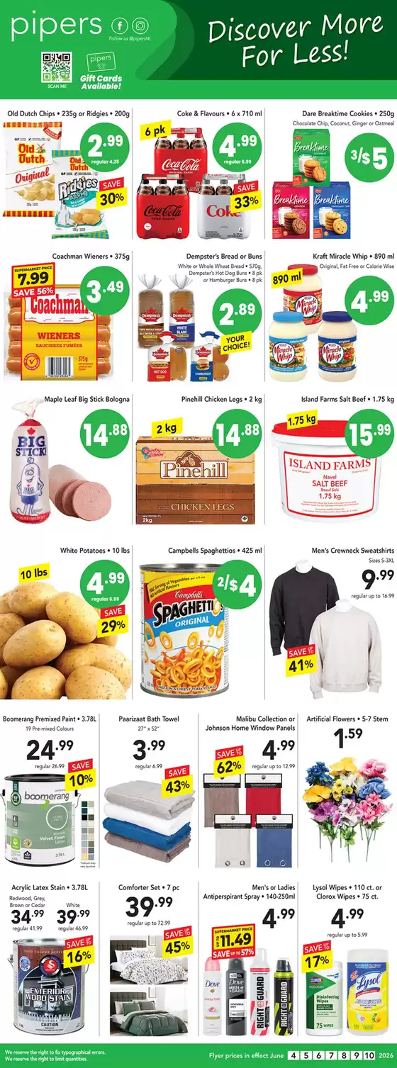 Pipers catalogue | Flyer Pipers | 2026-06-04T00:00:00.000Z - 2026-06-10T00:00:00.000Z