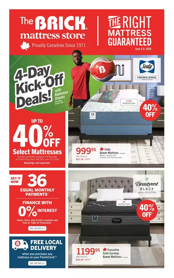The Brick catalogue | Brick Mattress Store | 2026-06-05T00:00:00.000Z - 2026-06-17T00:00:00.000Z