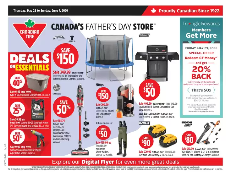 Canadian Tire catalogue | Discover attractive offers | 2026-05-28T00:00:00.000Z - 2026-06-07T00:00:00.000Z