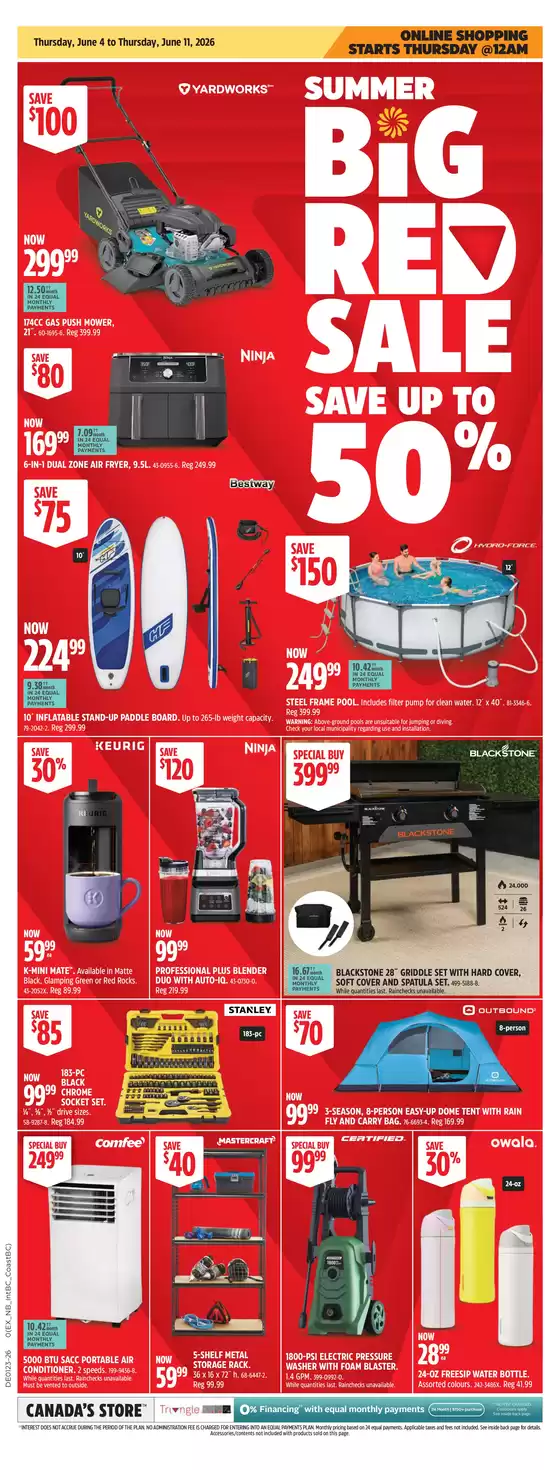 Canadian Tire catalogue | Exclusive deals for our customers | 2026-06-04T00:00:00.000Z - 2026-06-11T00:00:00.000Z