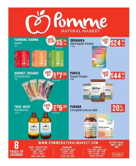 Pomme Natural Market catalogue | Monthly flyer  | 2026-06-05T00:00:00.000Z - 2026-06-30T00:00:00.000Z