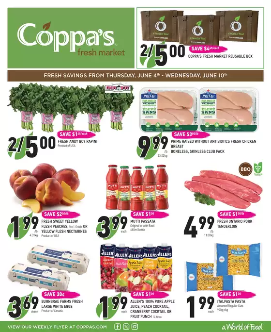 Coppa's catalogue | Weekly Flyer | 2026-06-05T00:00:00.000Z - 2026-06-10T00:00:00.000Z