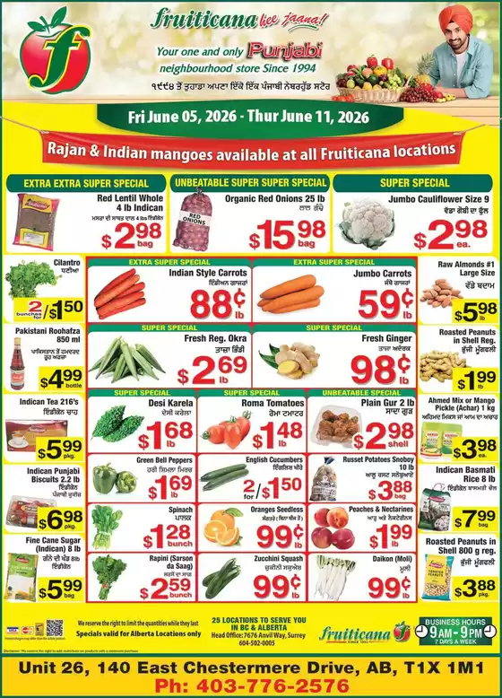 Fruiticana catalogue in Cornwall | Top offers for all bargain hunters | 2026-06-05T00:00:00.000Z - 2026-06-11T00:00:00.000Z