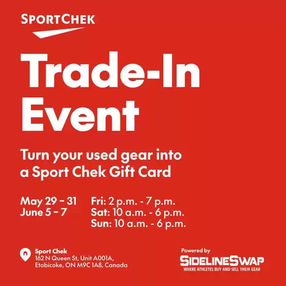 Sport Chek catalogue | Exclusive bargains | 2026-05-29T00:00:00.000Z - 2026-06-07T00:00:00.000Z