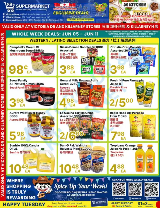 88 Supermarket catalogue | Weekly specials  | 2026-06-08T00:00:00.000Z - 2026-06-11T00:00:00.000Z