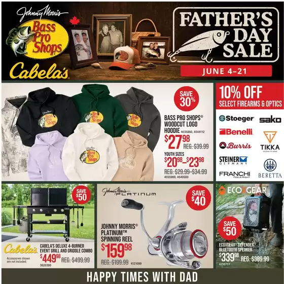 Bass Pro Shop catalogue | Father's day sale | 2026-06-08T00:00:00.000Z - 2026-06-21T00:00:00.000Z