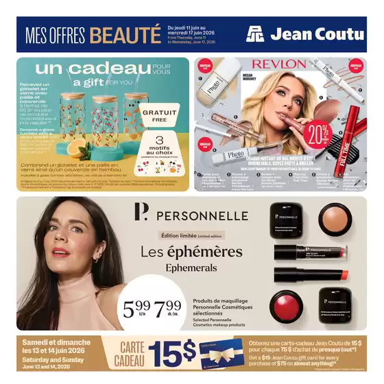 Jean Coutu catalogue | Save now with our deals | 2026-06-11T00:00:00.000Z - 2026-06-17T00:00:00.000Z