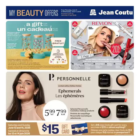Jean Coutu catalogue | Great offer for bargain hunters | 2026-06-11T00:00:00.000Z - 2026-06-17T00:00:00.000Z