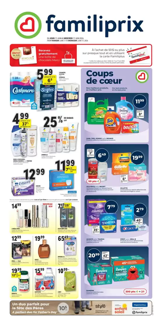 Familiprix catalogue | Current special promotions | 2026-06-11T00:00:00.000Z - 2026-06-17T00:00:00.000Z
