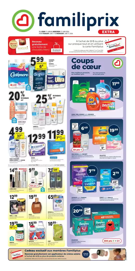 Familiprix catalogue | Wide range of offers | 2026-06-11T00:00:00.000Z - 2026-06-17T00:00:00.000Z