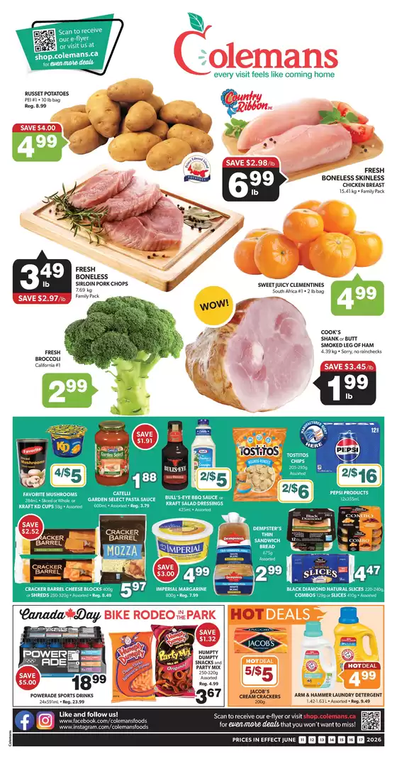 Coleman's catalogue | Great discounts on selected products | 2026-06-11T00:00:00.000Z - 2026-06-17T00:00:00.000Z