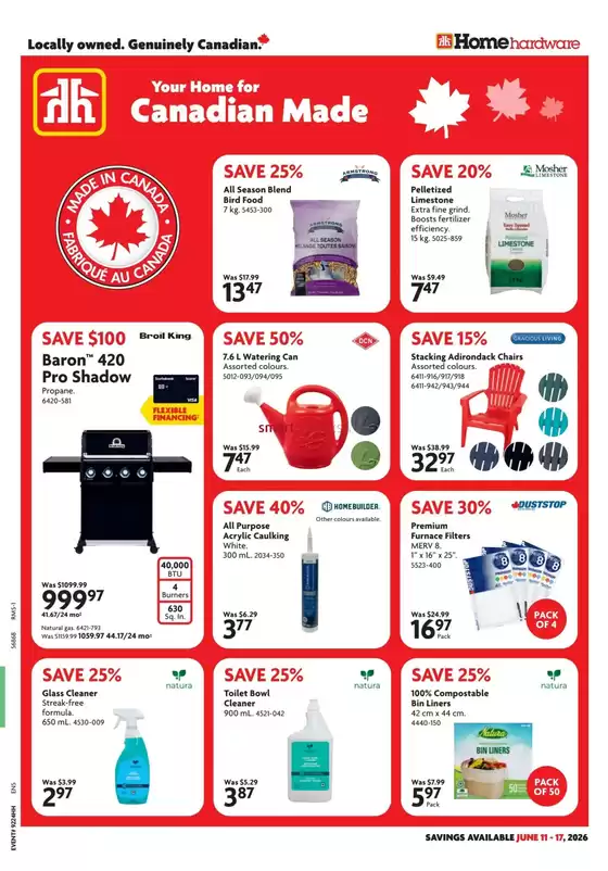 Home Hardware catalogue | New offers to discover | 2026-06-11T00:00:00.000Z - 2026-06-17T00:00:00.000Z