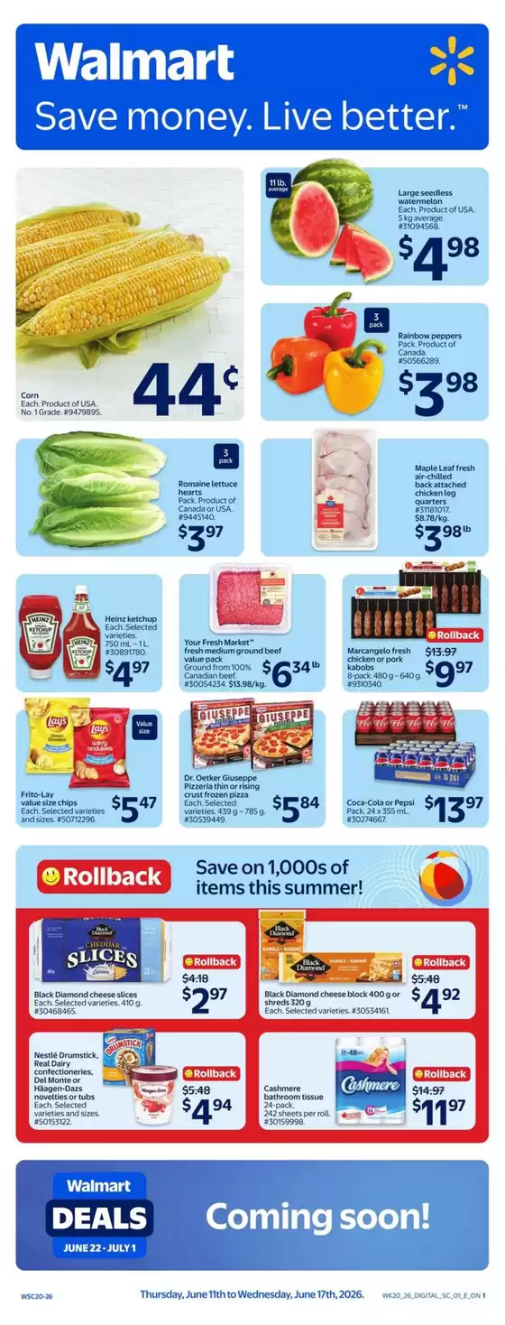Walmart catalogue | Walmart flyer | 2026-06-11T00:00:00.000Z - 2026-06-17T00:00:00.000Z