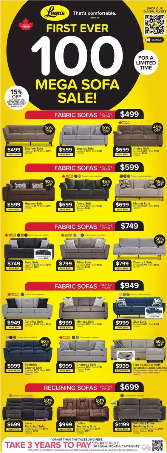 Leon's catalogue | Mega sofa sale | 2026-06-11T00:00:00.000Z - 2026-06-24T00:00:00.000Z