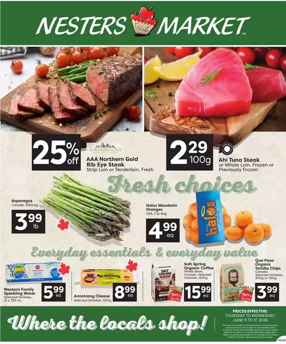 Nesters Market catalogue | Weekly flyer  | 2026-06-11T00:00:00.000Z - 2026-06-17T00:00:00.000Z