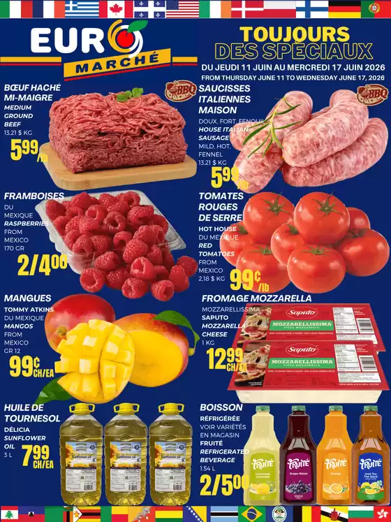 Euromarché catalogue | Toujours des speciaux | 2026-06-11T00:00:00.000Z - 2026-06-17T00:00:00.000Z