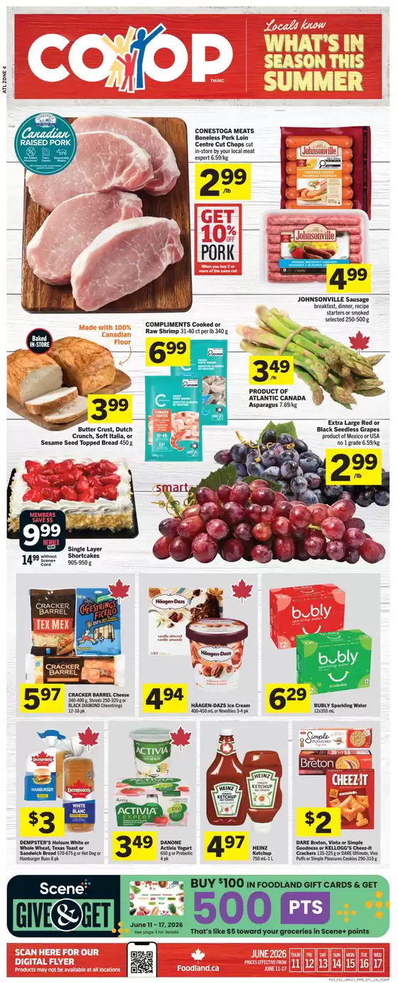 Co-op Atlantic catalogue | What's in season this summer ? | 2026-06-11T00:00:00.000Z - 2026-06-17T00:00:00.000Z