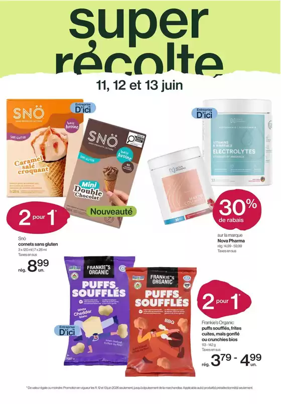 Avril catalogue | Super récolte | 2026-06-11T00:00:00.000Z - 2026-06-17T00:00:00.000Z
