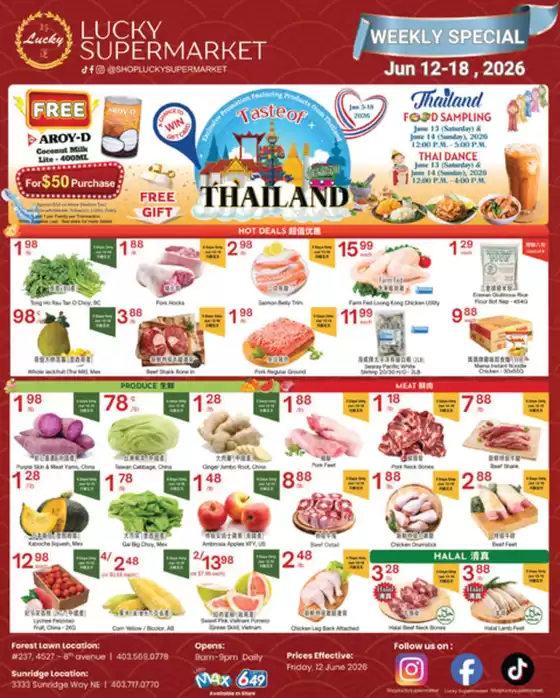 Lucky Supermarket catalogue | Calgary Weekly Specials | 2026-06-12T00:00:00.000Z - 2026-06-18T00:00:00.000Z