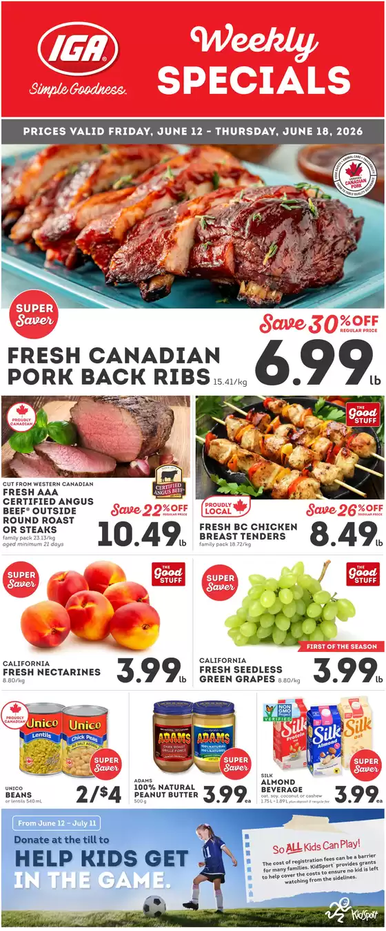 Market Place IGA catalogue | Weekly specials | 2026-06-12T00:00:00.000Z - 2026-06-18T00:00:00.000Z