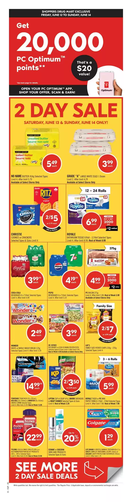 Shoppers Drug Mart catalogue | Top deals for all customers | 2026-06-12T00:00:00.000Z - 2026-06-14T00:00:00.000Z
