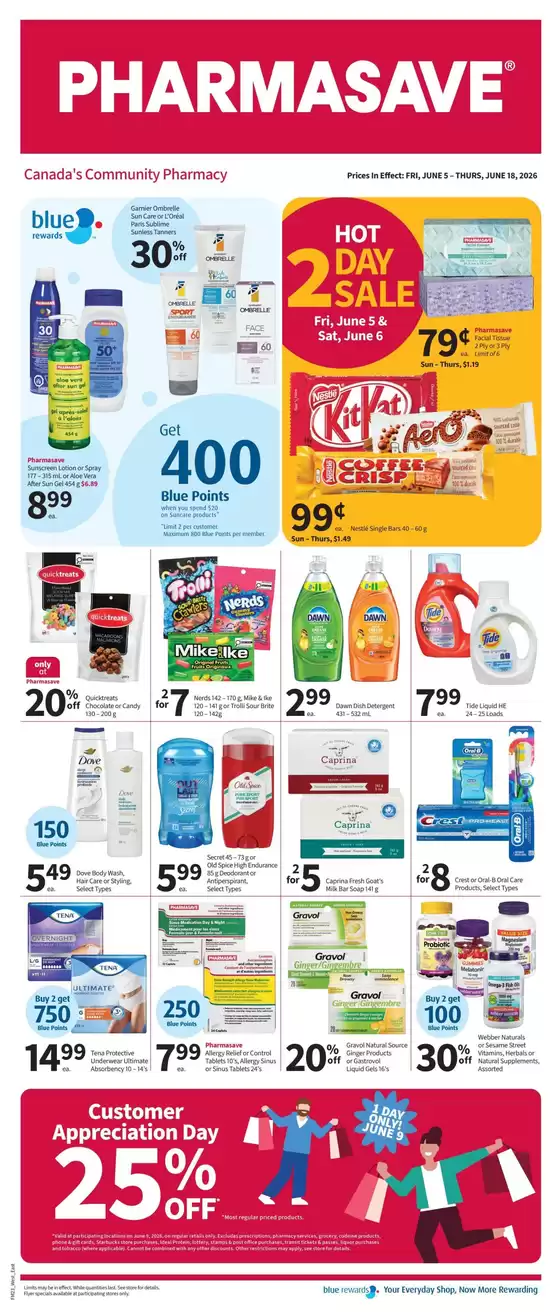 Pharmasave catalogue | Great offer for all customers | 2026-06-05T00:00:00.000Z - 2026-06-18T00:00:00.000Z