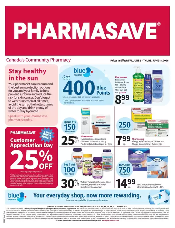 Pharmasave catalogue | Our best bargains | 2026-06-05T00:00:00.000Z - 2026-06-18T00:00:00.000Z