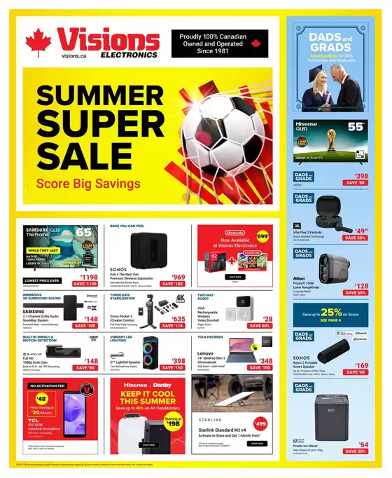 Visions Electronics catalogue | Flyer | 2026-06-12T00:00:00.000Z - 2026-06-18T00:00:00.000Z