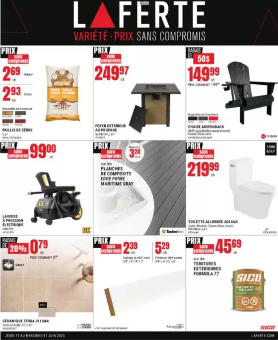 Laferté catalogue in Kelowna | Variete prix sans compromis | 2026-06-15T00:00:00.000Z - 2026-06-17T00:00:00.000Z