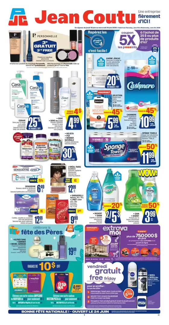 Jean Coutu catalogue | Offers for bargain hunters | 2026-06-18T00:00:00.000Z - 2026-06-24T00:00:00.000Z