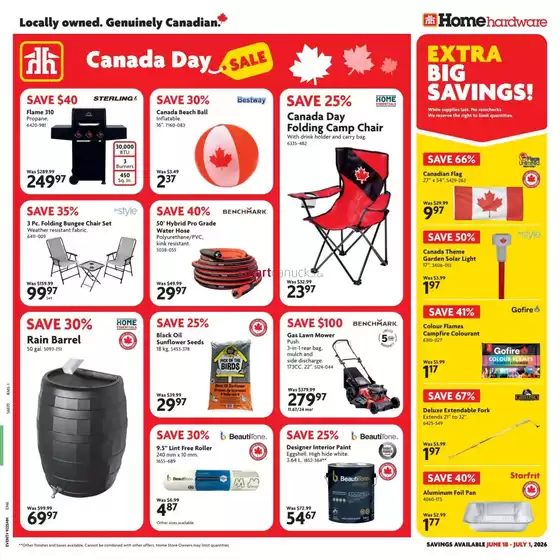 Home Hardware catalogue | Our best offers for you | 2026-06-18T00:00:00.000Z - 2026-07-01T00:00:00.000Z