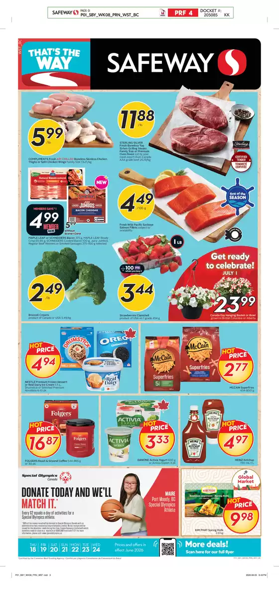 Safeway catalogue | Weekly Flyer - ON/BC | 2026-06-18T00:00:00.000Z - 2026-06-24T00:00:00.000Z