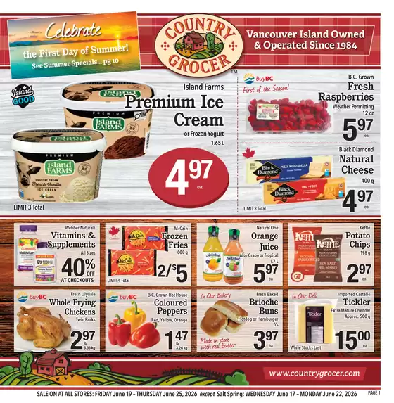 Country Grocer catalogue | Great offer for bargain hunters | 2026-06-17T00:00:00.000Z - 2026-06-25T00:00:00.000Z