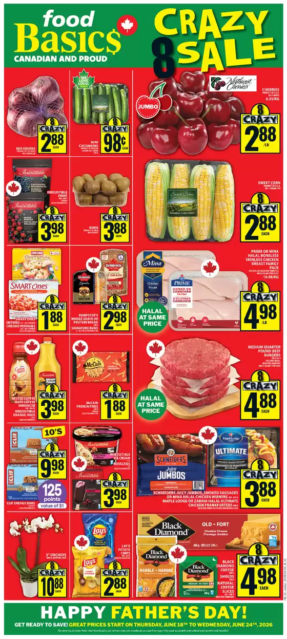 Food Basics catalogue | Top offers for smart savers | 2026-06-18T00:00:00.000Z - 2026-06-24T00:00:00.000Z