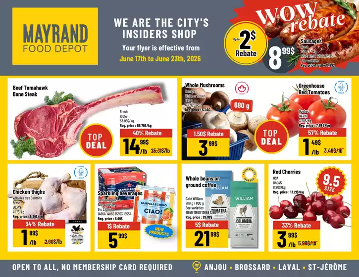 Mayrand catalogue | Mayrand flyer | 2026-06-17T00:00:00.000Z - 2026-06-23T00:00:00.000Z