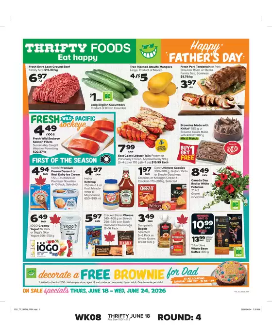 Thrifty Foods catalogue | Top offers for all bargain hunters | 2026-06-18T00:00:00.000Z - 2026-06-24T00:00:00.000Z