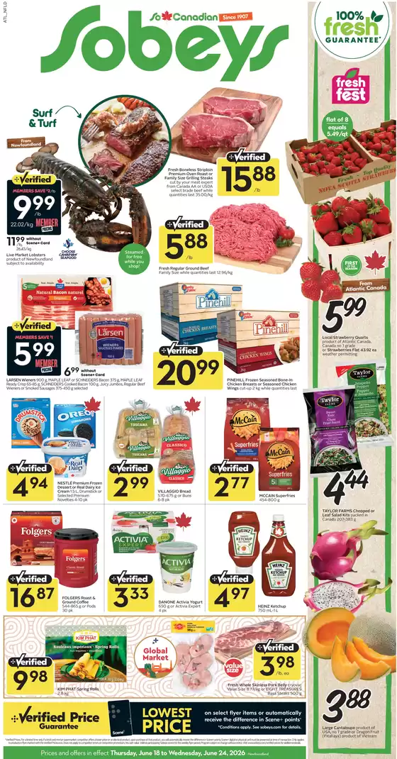 Sobeys catalogue | Weekly flyer | 2026-06-18T00:00:00.000Z - 2026-06-24T00:00:00.000Z