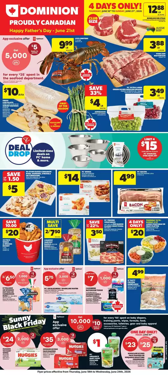 Dominion catalogue | Weekly flyer | 2026-06-18T00:00:00.000Z - 2026-06-24T00:00:00.000Z