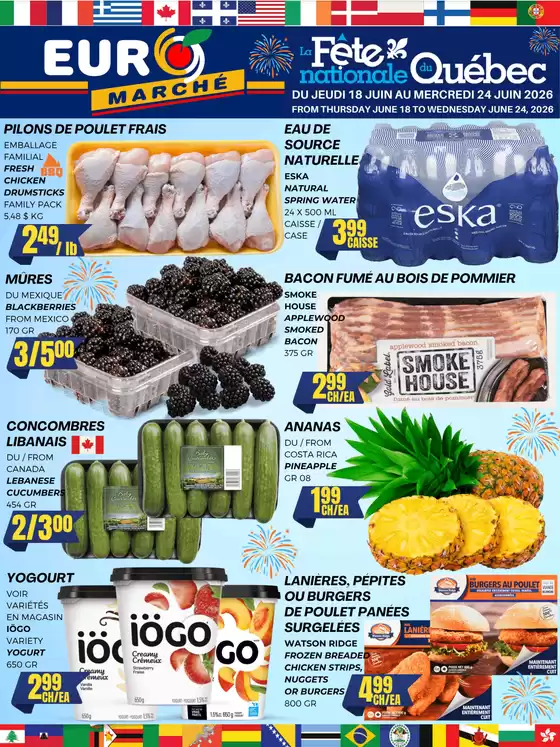 Euromarché catalogue | La Fete nationale Québec | 2026-06-18T00:00:00.000Z - 2026-06-24T00:00:00.000Z