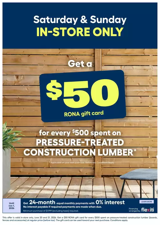 RONA catalogue in Dalmeny | RONA Weekly ad | 2026-06-20T00:00:00.000Z - 2026-07-01T00:00:00.000Z