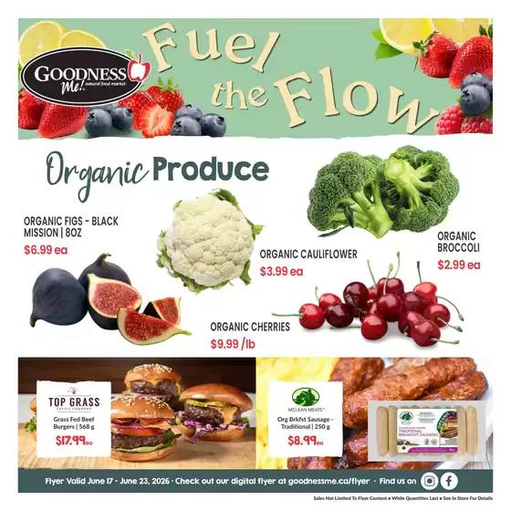 Goodness Me catalogue | Fuel the flow | 2026-06-18T00:00:00.000Z - 2026-06-23T00:00:00.000Z