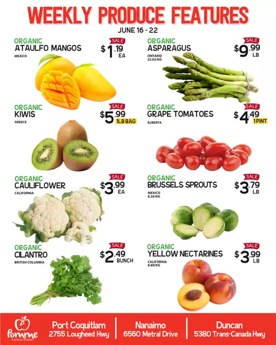 Pomme Natural Market catalogue | Weekly flyer  | 2026-06-18T00:00:00.000Z - 2026-06-22T00:00:00.000Z