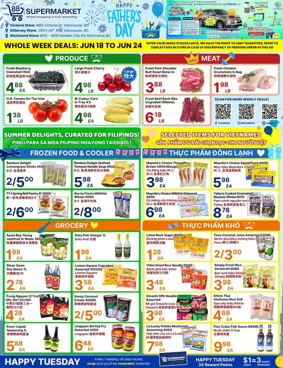 88 Supermarket catalogue | Whole week deals | 2026-06-19T00:00:00.000Z - 2026-06-24T00:00:00.000Z