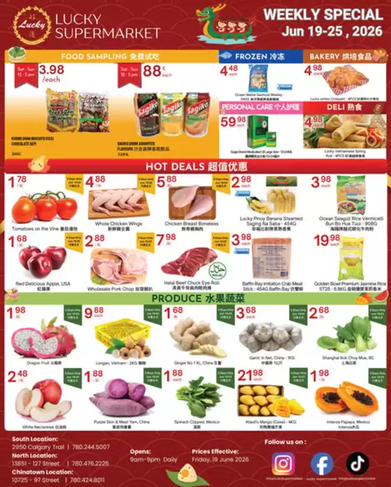 Lucky Supermarket catalogue | Hot deals | 2026-06-19T00:00:00.000Z - 2026-06-25T00:00:00.000Z