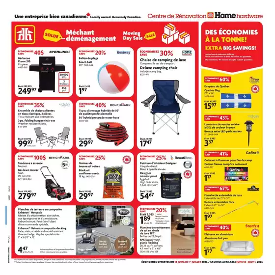 Home Hardware catalogue in Arcola | Current special promotions | 2026-06-18T00:00:00.000Z - 2026-07-01T00:00:00.000Z