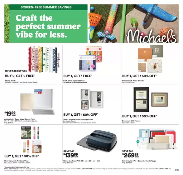 Michaels catalogue | 6/19 Weekly Ad Canada | 2026-06-19T00:00:00.000Z - 2026-07-03T00:00:00.000Z