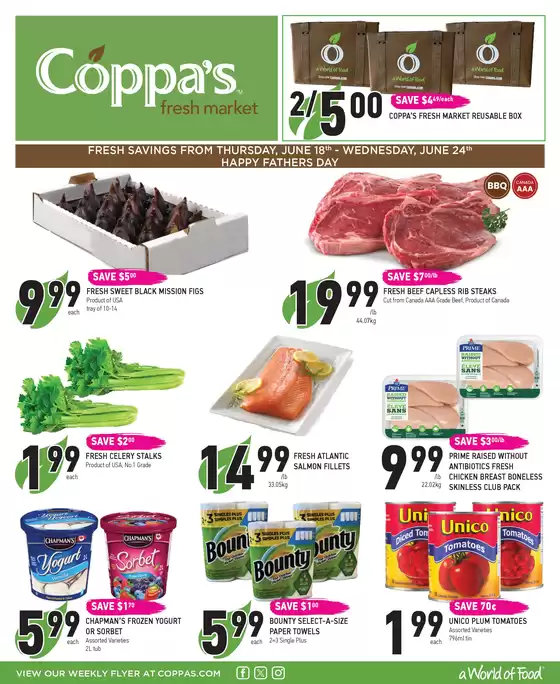 Coppa's catalogue | Weekly flyer | 2026-06-19T00:00:00.000Z - 2026-06-24T00:00:00.000Z