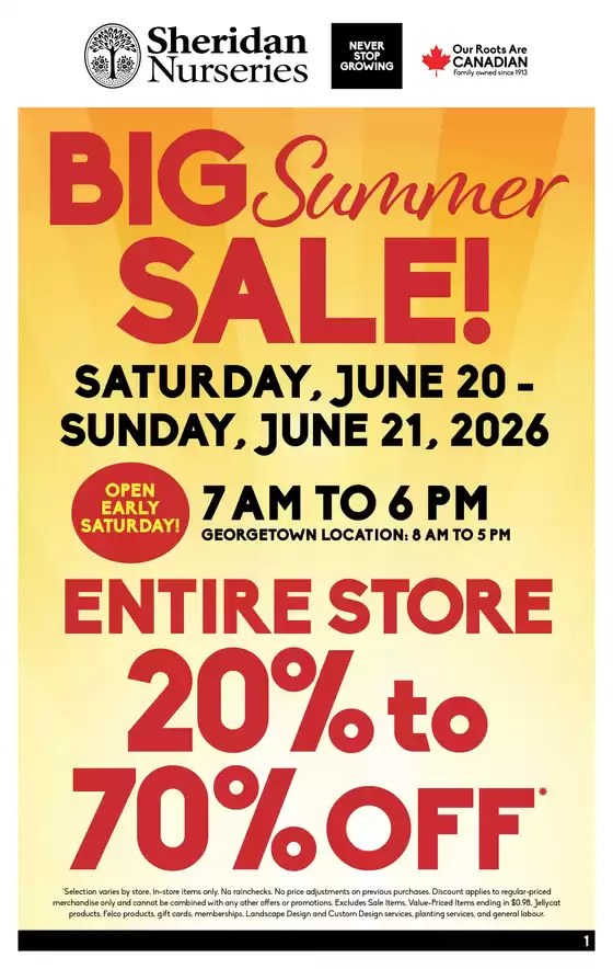 Sheridan Nurseries catalogue | Big summer sale  | 2026-06-22T00:00:00.000Z - 2026-06-24T00:00:00.000Z